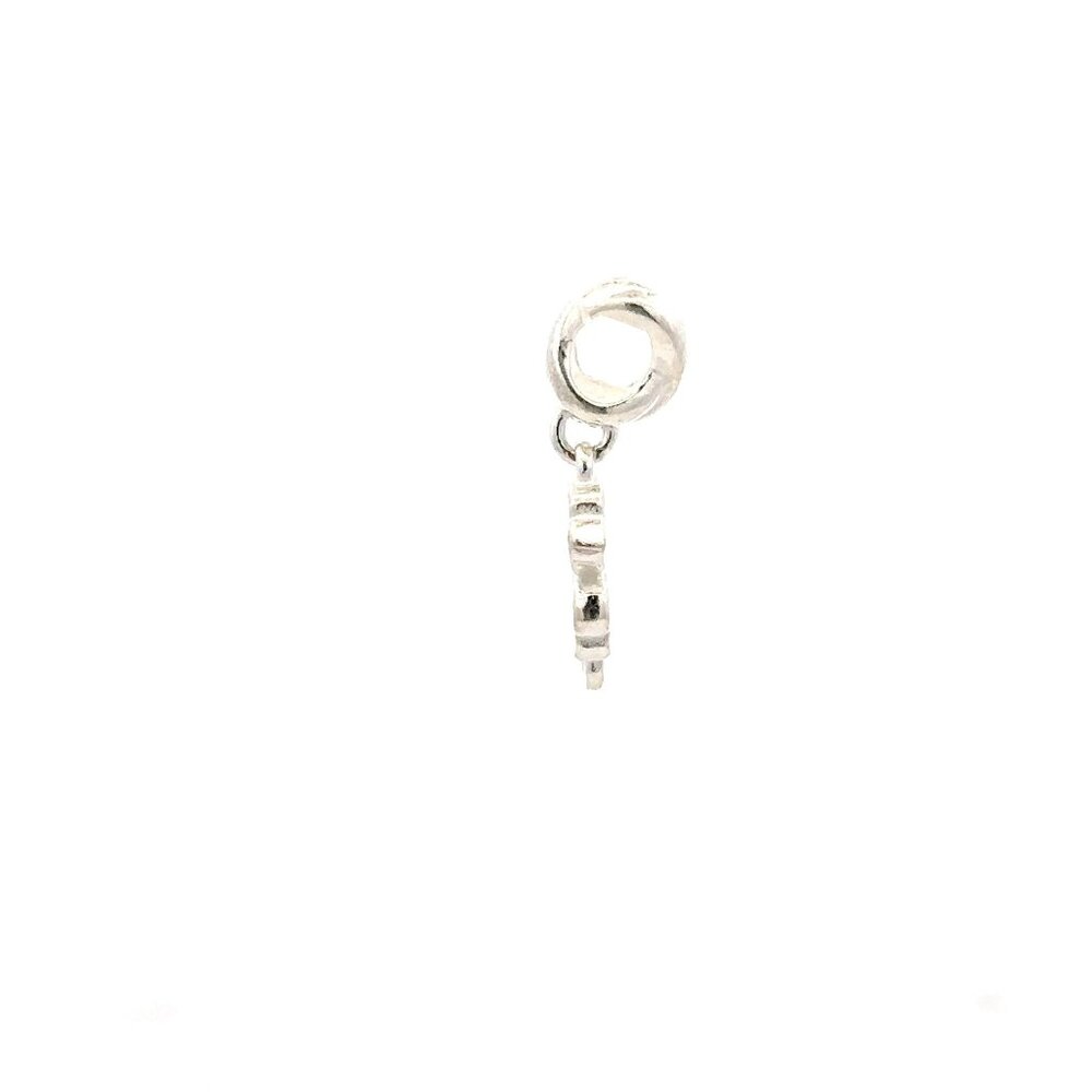 925 Sterling Silver Charm Flower Clover For Charm Bracelet Necklace - Picture 8 of 8